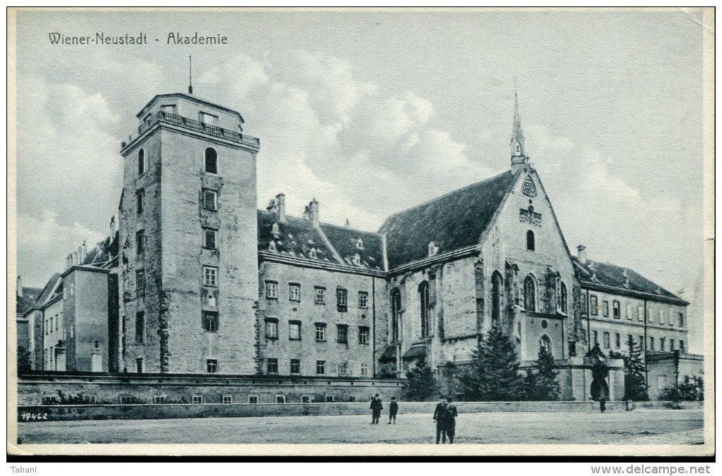 AUSTRIA WIENER NEUSTADT AKADEMIE UNUSED OLD POSTCARD - Wiener Neustadt