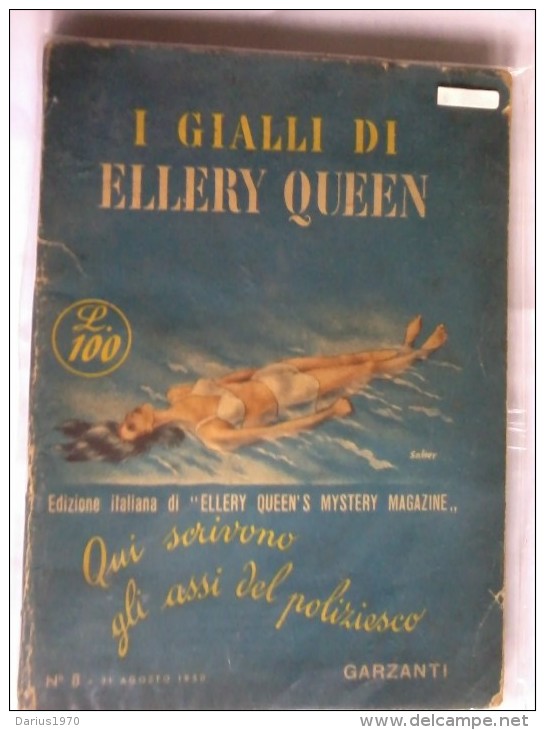 Gialli Di Ellery Queen - N° 8 - 21 Agosto 1950. - Altri & Non Classificati