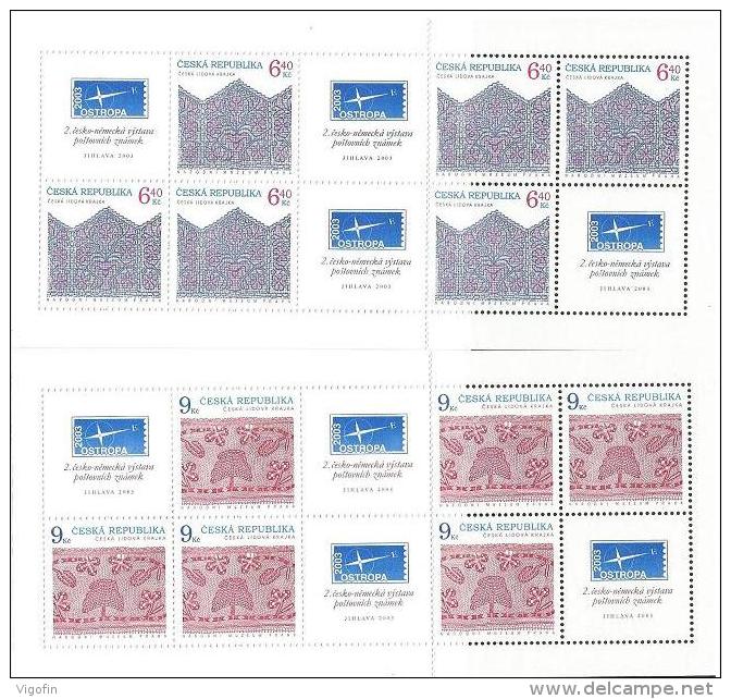 CZ 2003-351-2 HANDARTS, CZECH REPUBLIK, 2BOOKLET, MNH - Nuovi