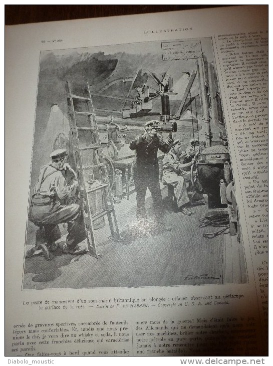 1916:Périscope allemand à ASSEVILLERS; Génl NIVELLE;Italiens à BRENTA;Boutchatch (Buczacz);TRAWLER and AUXILIARY FLEET