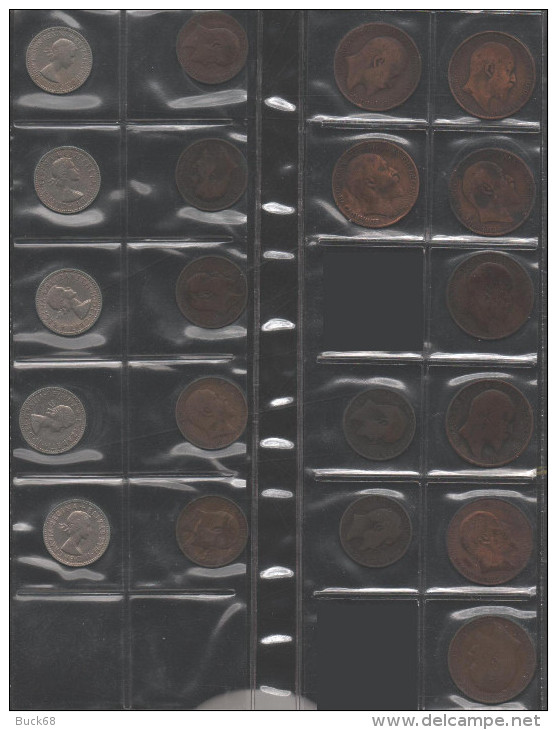 GRANDE-BRETAGNE Lot De 20 Pièces De Monnaie Anciennes / Coin / Münze (02) - Collections