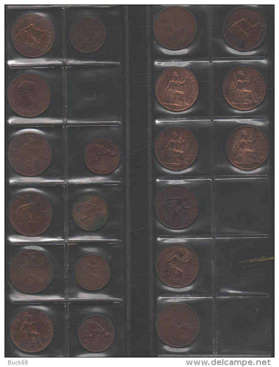 GRANDE-BRETAGNE Lot De 20 Pièces De Monnaie Anciennes / Coin / Münze (03) - Collections