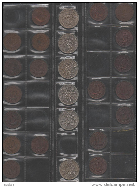 GRANDE-BRETAGNE Lot De 25 Pièces De Monnaie Anciennes / Coin / Münze (05) - Collections