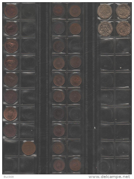 GRANDE-BRETAGNE Lot De 28 Pièces De Monnaie Anciennes / Coin / Münze (08) - Collections