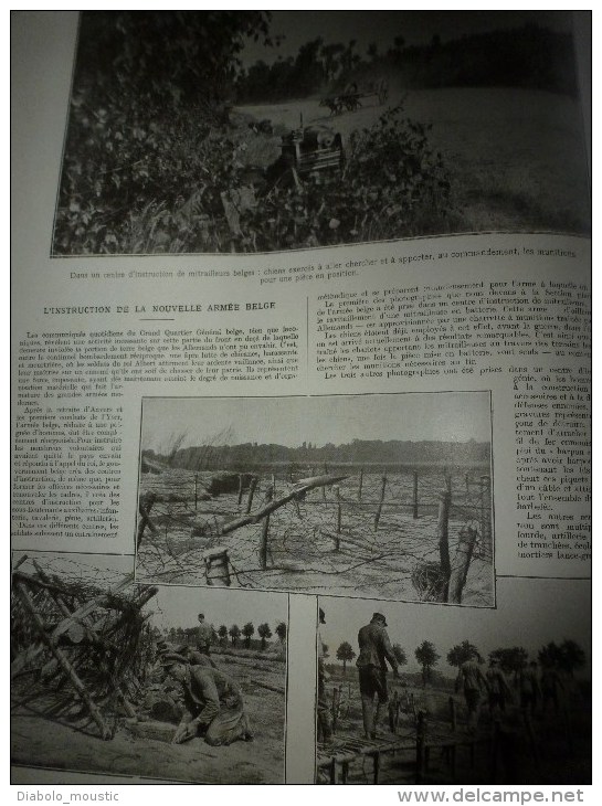 1916: Aquarelles couleur;Notre artillerie;L'armée belge et son entrainement ;Roi noir du CAMEROUN (Samé,Banyo);MONASTIR