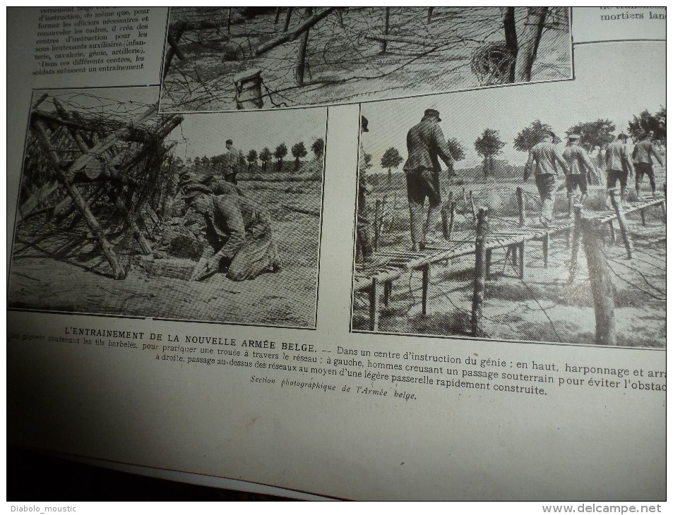 1916: Aquarelles couleur;Notre artillerie;L'armée belge et son entrainement ;Roi noir du CAMEROUN (Samé,Banyo);MONASTIR