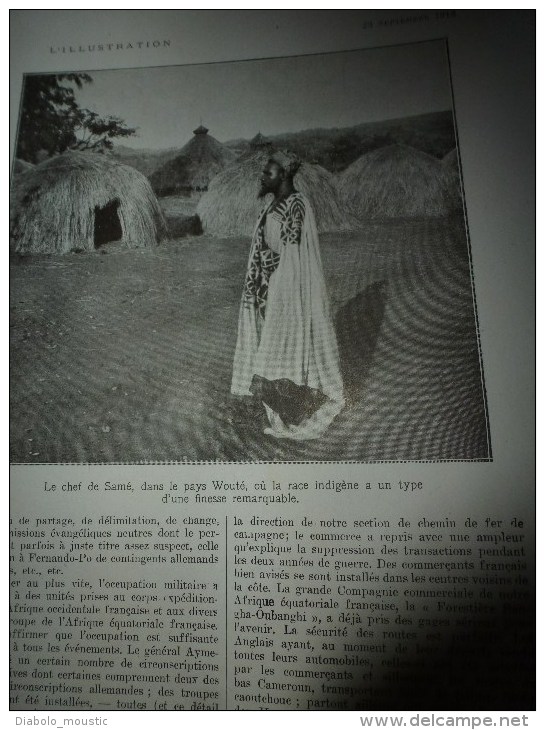 1916: Aquarelles couleur;Notre artillerie;L'armée belge et son entrainement ;Roi noir du CAMEROUN (Samé,Banyo);MONASTIR