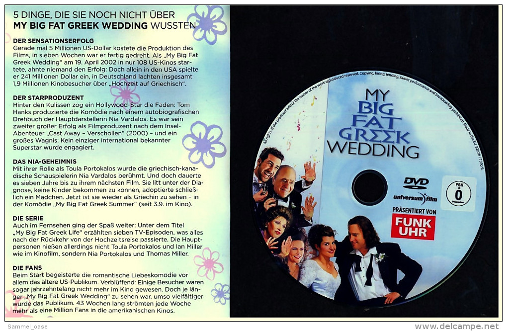 DVD  ,  My Big Fat Greek Wedding - Hochzeit Auf Griechisch  -  Mit : Nia Vardalos - Romantic