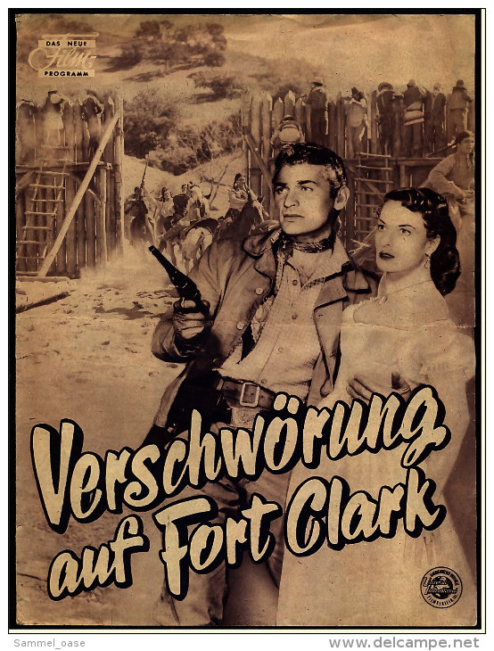 Das Neue Film-Programm Von Ca. 1953  -  "Verschwörung Auf Fort Clark"  -  Mit Maureen O`Hara , Jeff Chandler - Zeitschriften