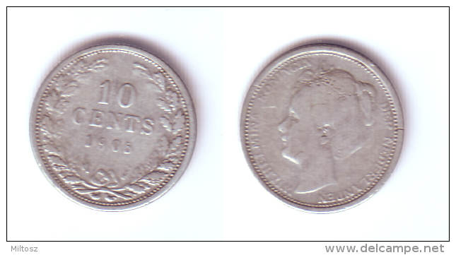 Netherlands 10 Cents 1905 - 10 Cent