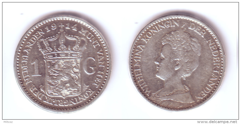 Netherlands 1 Gulden 1914 - 1 Gulden