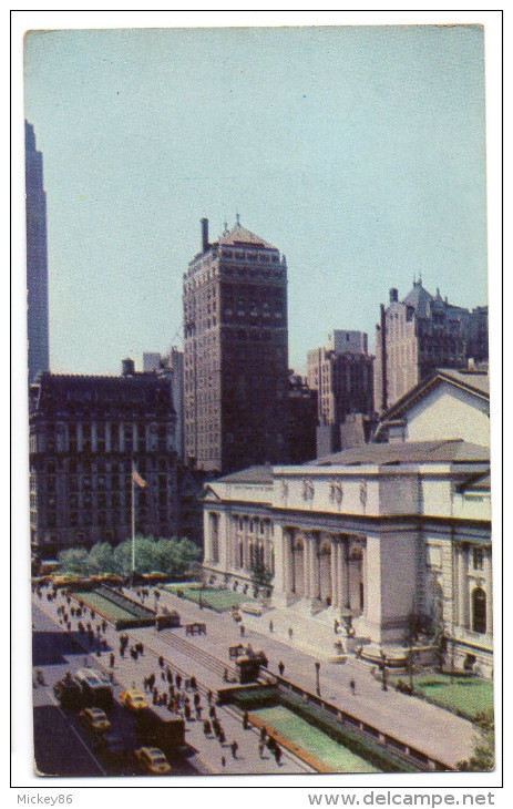 Etats-Unis--NEW YORK  Public Library--42th Street  N°K 10 éd Nester House Publications - Autres Monuments, édifices