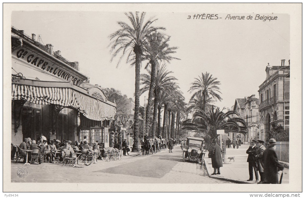 CPA - Hyères - Avenue De Belgique - Hyeres