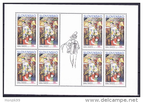 ** Slovaquie 2002, Mi 424 Klb, Le Feuillet, (MNH) - Hojas Bloque