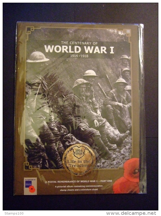 ISLE OF MAN 2014  WORLD WAR 1  LIFE IN THE TRENCHES   MNH **   (GROEN-R-05-3140) - Guerre Mondiale (Première)