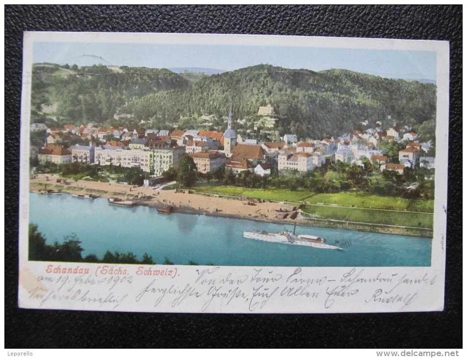 AK BAD SCHANDAU 1902 // D*14648 - Bad Schandau