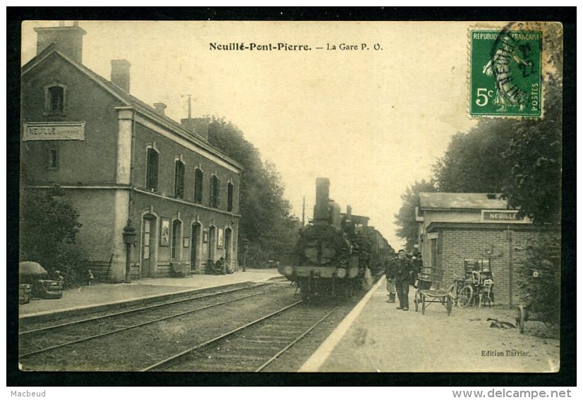 37 - NEUILLÉ PONT PIERRE - La Gare - Neuillé-Pont-Pierre