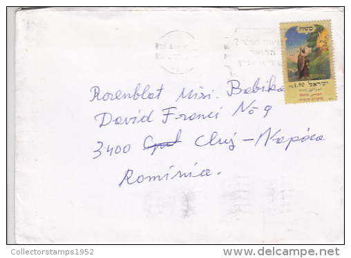 9605- MOSES, STAMPS ON COVER, 2000, ISRAEL - Briefe U. Dokumente