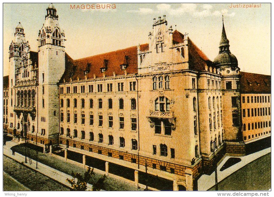 Magdeburg - S/w Justizpalast - Magdeburg