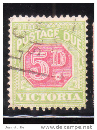 Victoria 1894-96 Postage Due Stamp 5p Used - Used Stamps