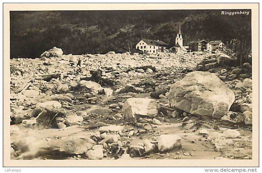 Pays Divers -suisse -ref D447- Ringgenberg -texte Verso :grand Accident De Montagne Xbre 1927  - Carte Bon Etat - - Ringgenberg