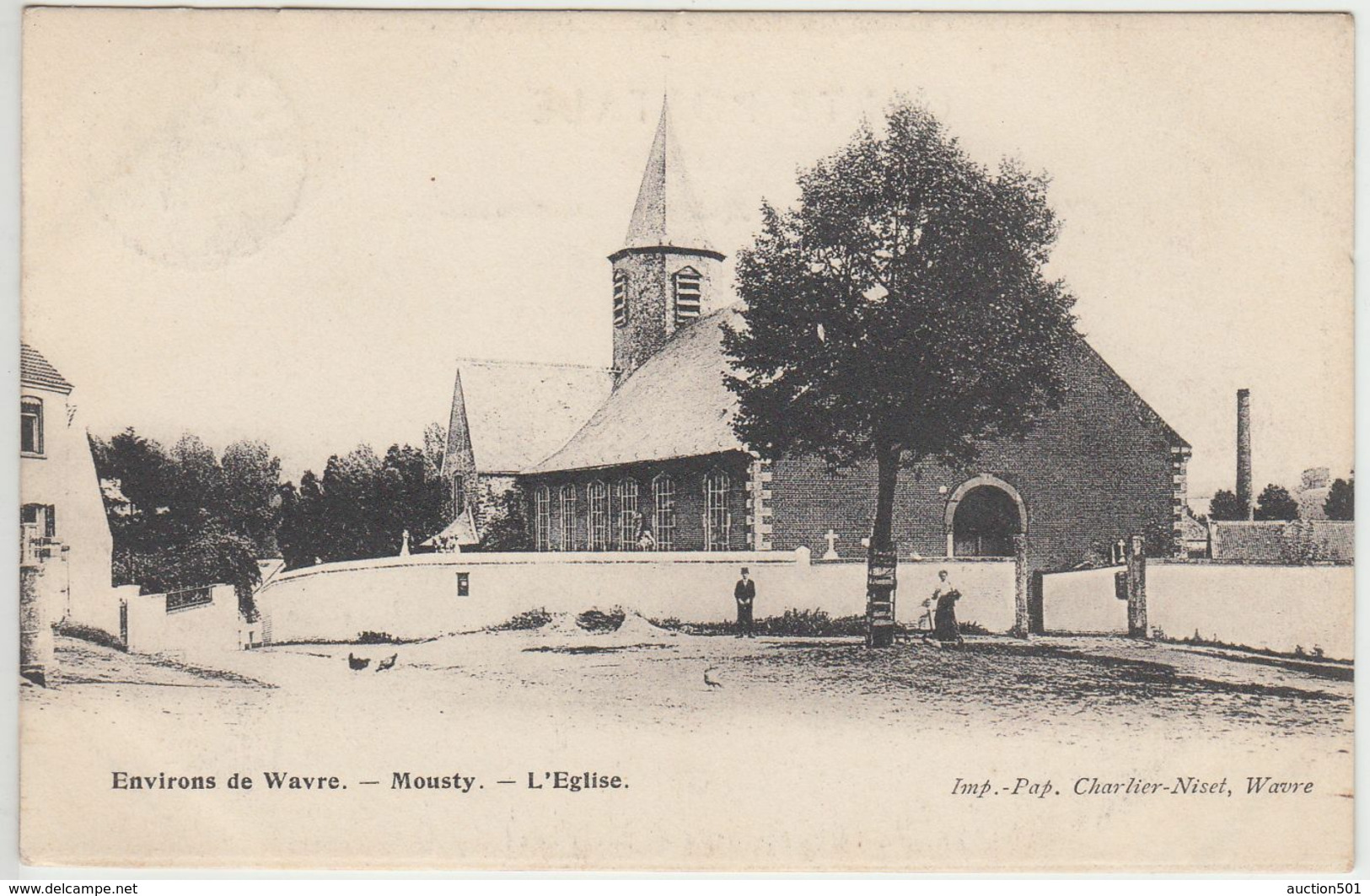 23860g  EGLISE - Mousty - 1903 - Ottignies-Louvain-la-Neuve