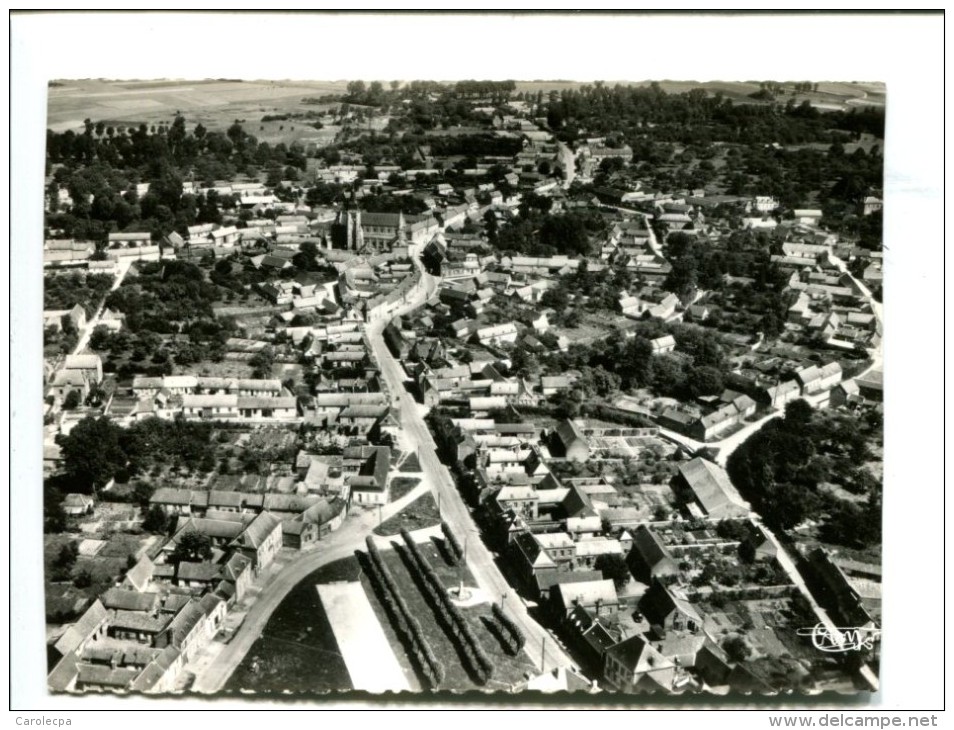 CP - BEAUQUESNE (80) Vue Aerienne (bords Latéraux Coupés) - Beauquesne