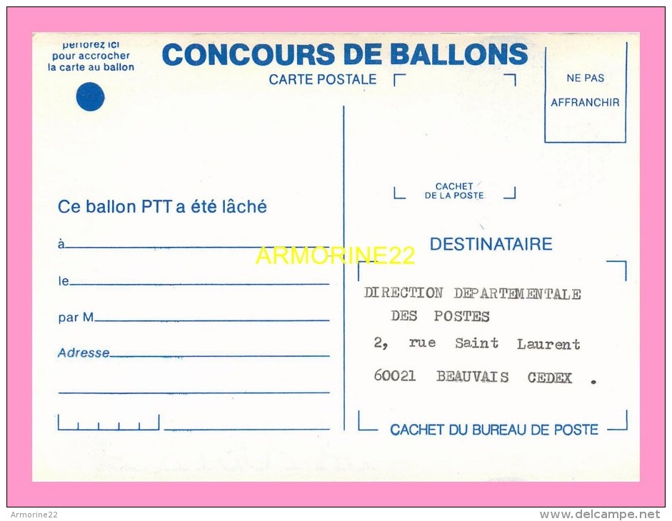 CPM   CONCOURS DE BALLONS - Jeux Régionaux