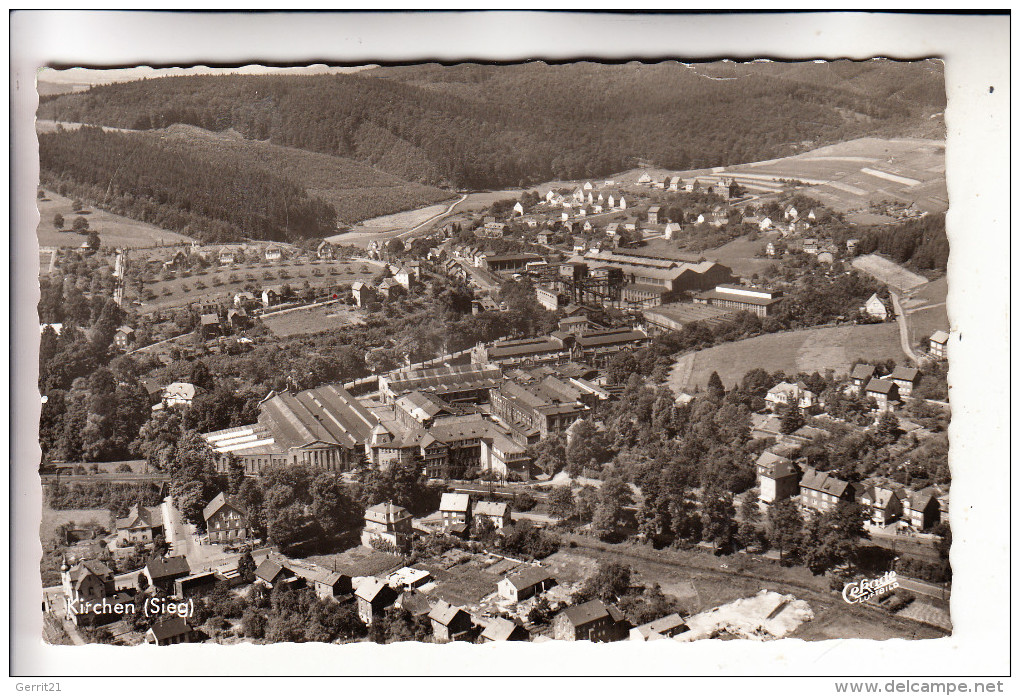 5242 KIRCHEN, Luftaufnahme, 1964 - Kirchen