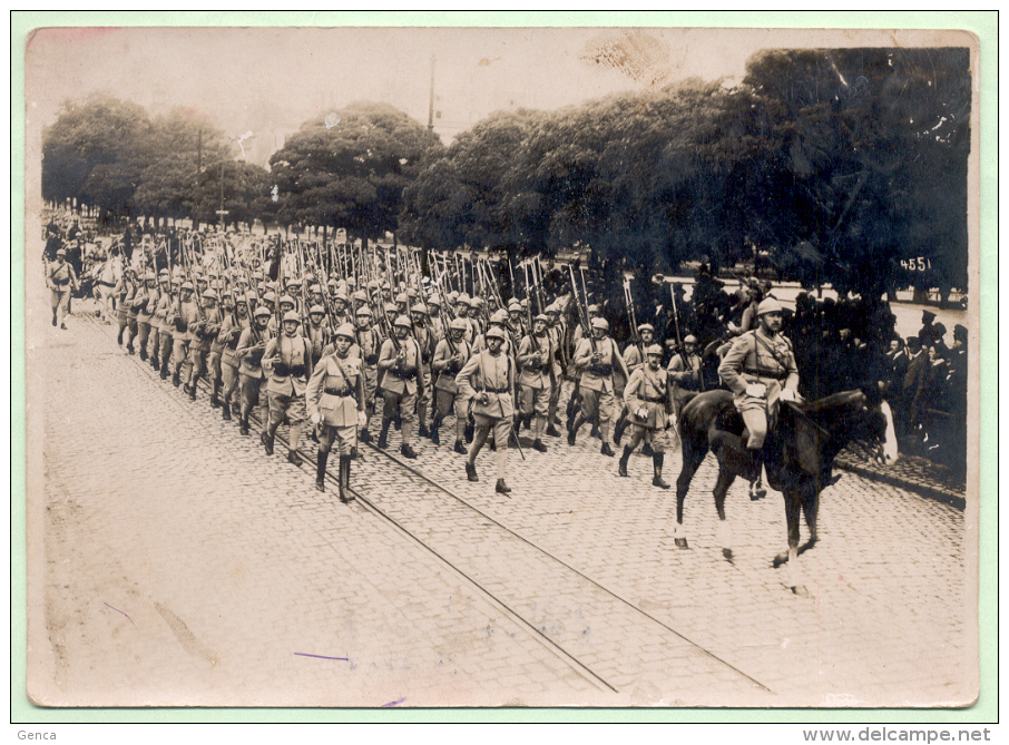 COBLENCE -Koblenz-  9 Ph.- Remplacement Des Troupes Américaines Par L´armée Française à Coblence En 1923 ? (à Confirmer) - Autres & Non Classés