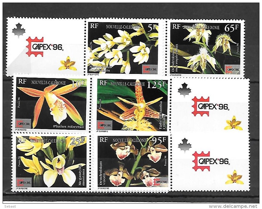 TIMBRE NEUF DE NOUVELLE CALEDONIE DE 19965 N° YVERT 714/19 - Unused Stamps