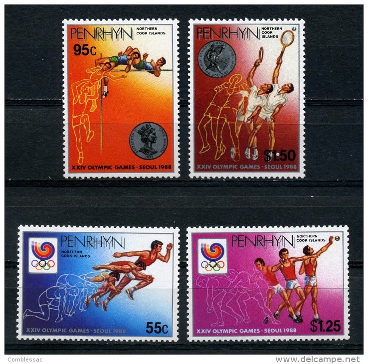 PENRHYN   1988    Olympic  Games    Set  Of  4     MNH - Penrhyn