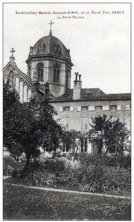 NANCY  54  Institution Sainte Jeanne D'arc    La Petite Pension   -T- - Nancy