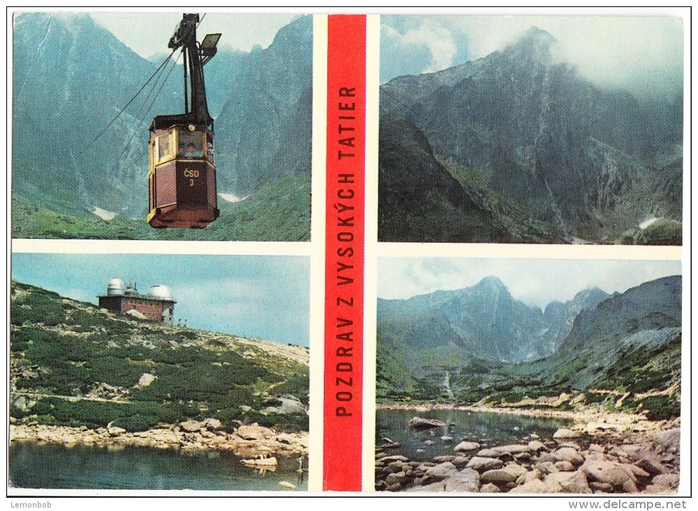 Slovakia, POZDRAV Z VYSOKYCH TATIER, Used Postcard [14574] - Slovakia