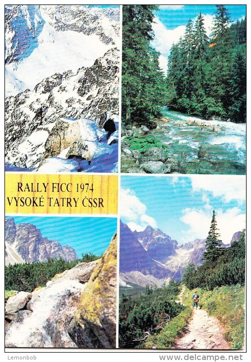 Slovakia, RALLY FICC 1974 VYSOKE TATRY CSSR, 1975 Used Postcard [14578] - Slovakia