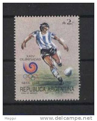 ARGENTINE  N° 1632  * *  Jo 1988   Football Soccer  Fussball - Unused Stamps