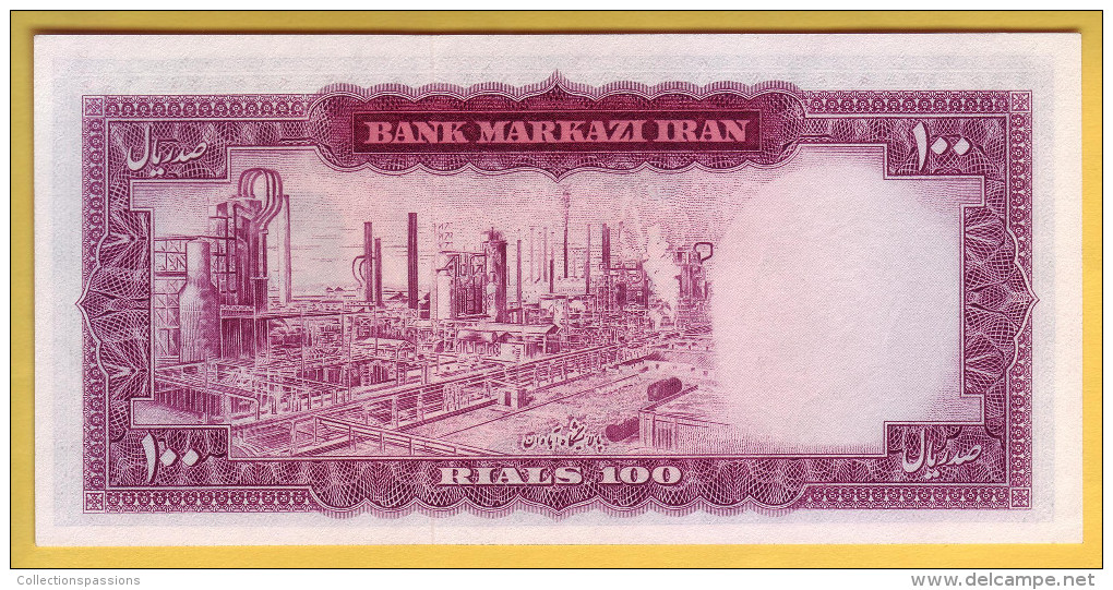 IRAN - Billet De 100 Rials. 1969-71. Pick: 86a. NEUF - Iran