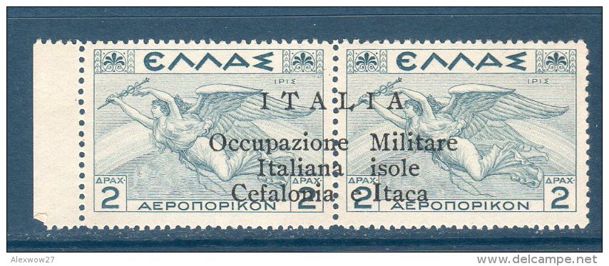 CEFALONIA-ITACA 1941 -- POSTA AEREA SOPRASTAMPATO N°3.-- CAT.1250€ - Cefalonia & Itaca