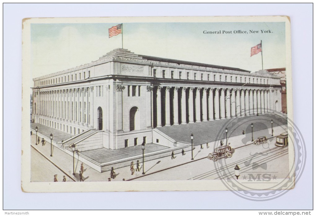 Old Postcard New York  - General Post Office - Unposted - Piazze