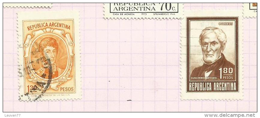 Argentine N°948 à 951, 953 à 955, 957, 958, 960, 967 Côte 2.05 Euros - Gebraucht