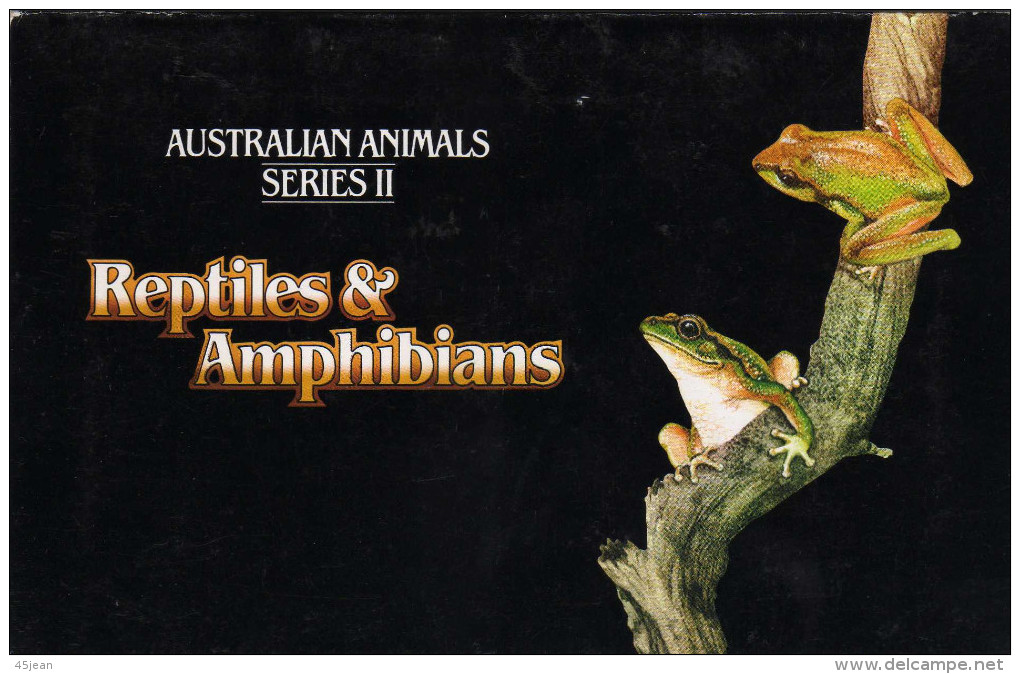 Australie: Stamp Pack Contenant La Série Amphibiens Complète N° II Tortue Grenouille Lézards Serpents Crocodie - Autres & Non Classés