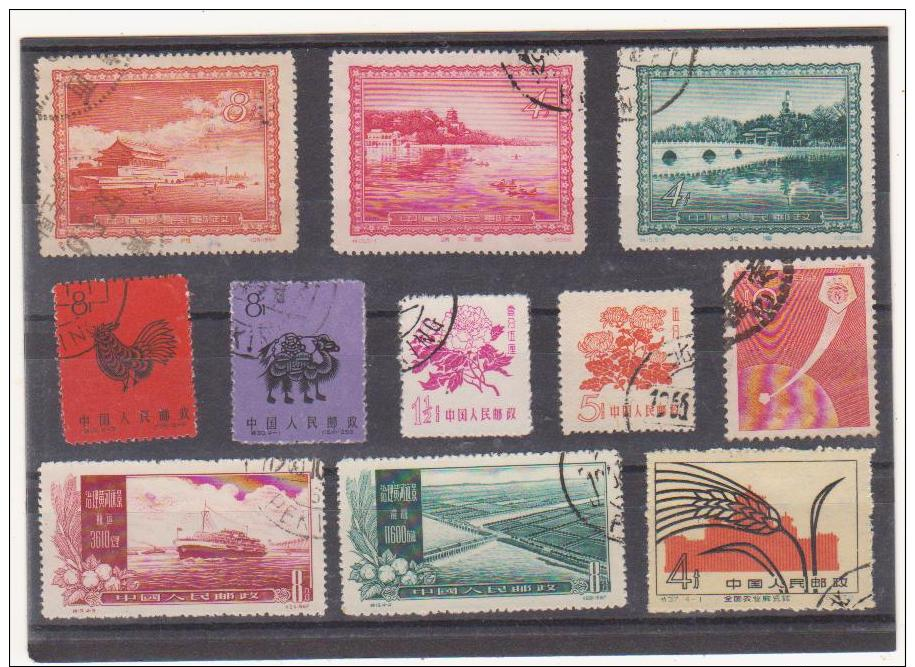 China Chine Cina Used Stamps Selection   SEE SCAN - Lots & Serien