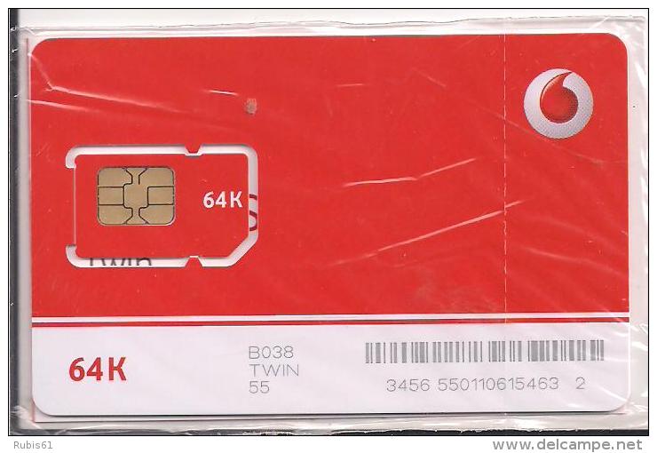 TARJETA MOVIL VODAFONE 64K TWIN SPAIN - Vodafone