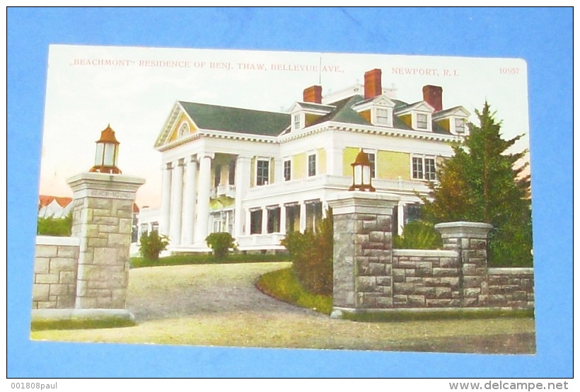 "Beachmont" Residence Of Benj. Thaw, Bellevue Ave. , Newport - Newport
