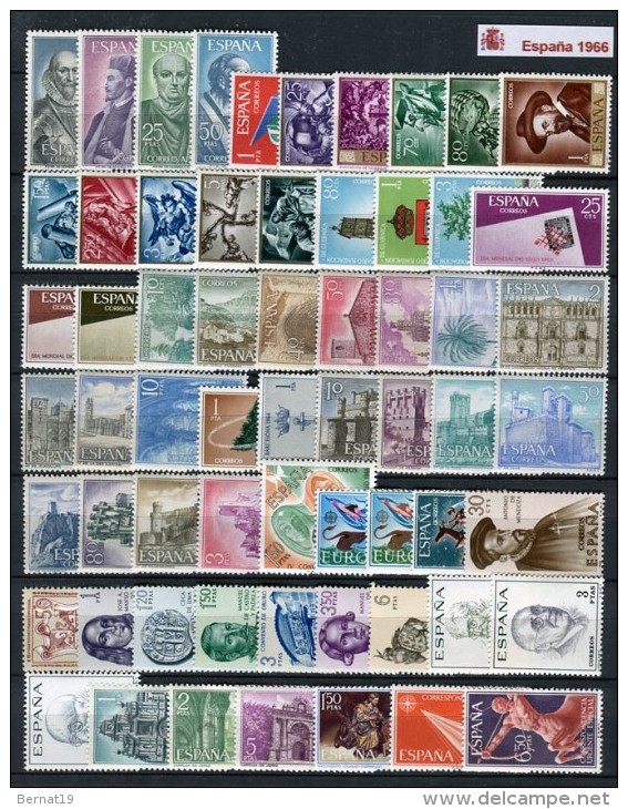 Spain 1965-1969. FIVE Complete Years (without Shields And Costumes) ** MNH. - Collections (sans Albums)