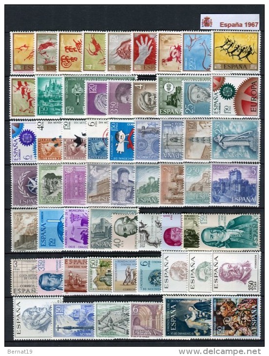 Spain 1965-1969. FIVE Complete Years (without Shields And Costumes) ** MNH. - Collections (sans Albums)