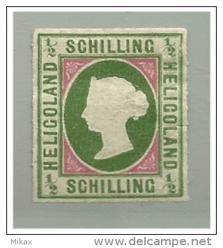 GERMANY - Heligoland - Nr&ordm; 1 - No Gum - 1/2 Shilling - Reprint Or Forgery - Heligoland