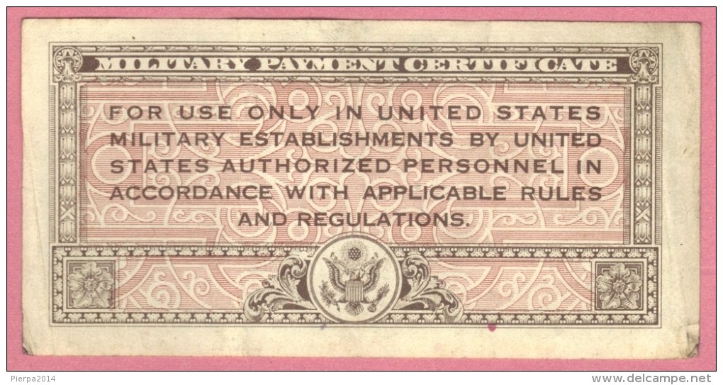 USA United States, 25 Cents, 1946 Military Payment Certificate - 1946 - Serie 461