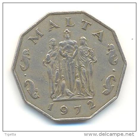 MALTA 50 CENT 1972 - Malte