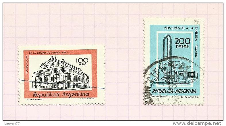 Argentine N°1167 à 1171, 1176 à 1181 Côte 2.65 Euros - Gebraucht